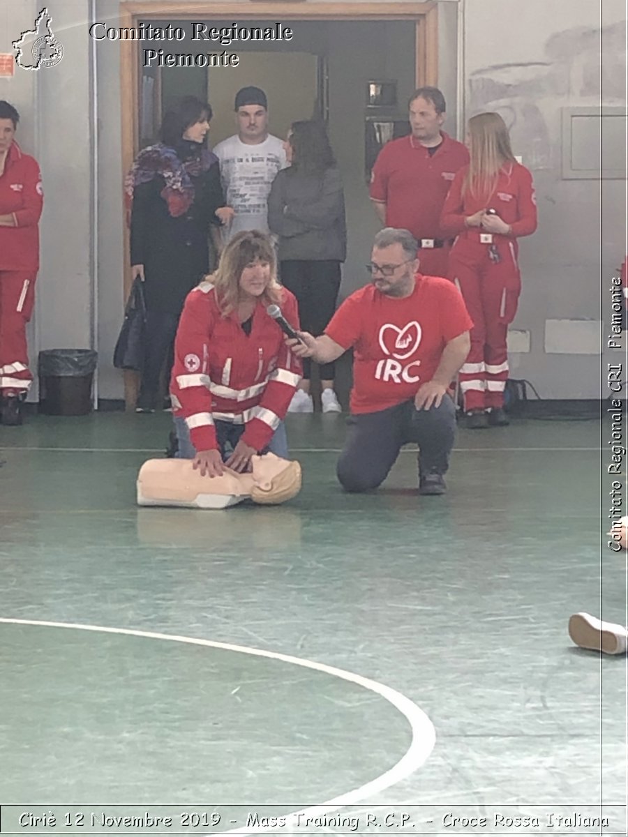 Ciri 12 Novembre 2019 - Mass Training R.C.P. - Croce Rossa Italiana