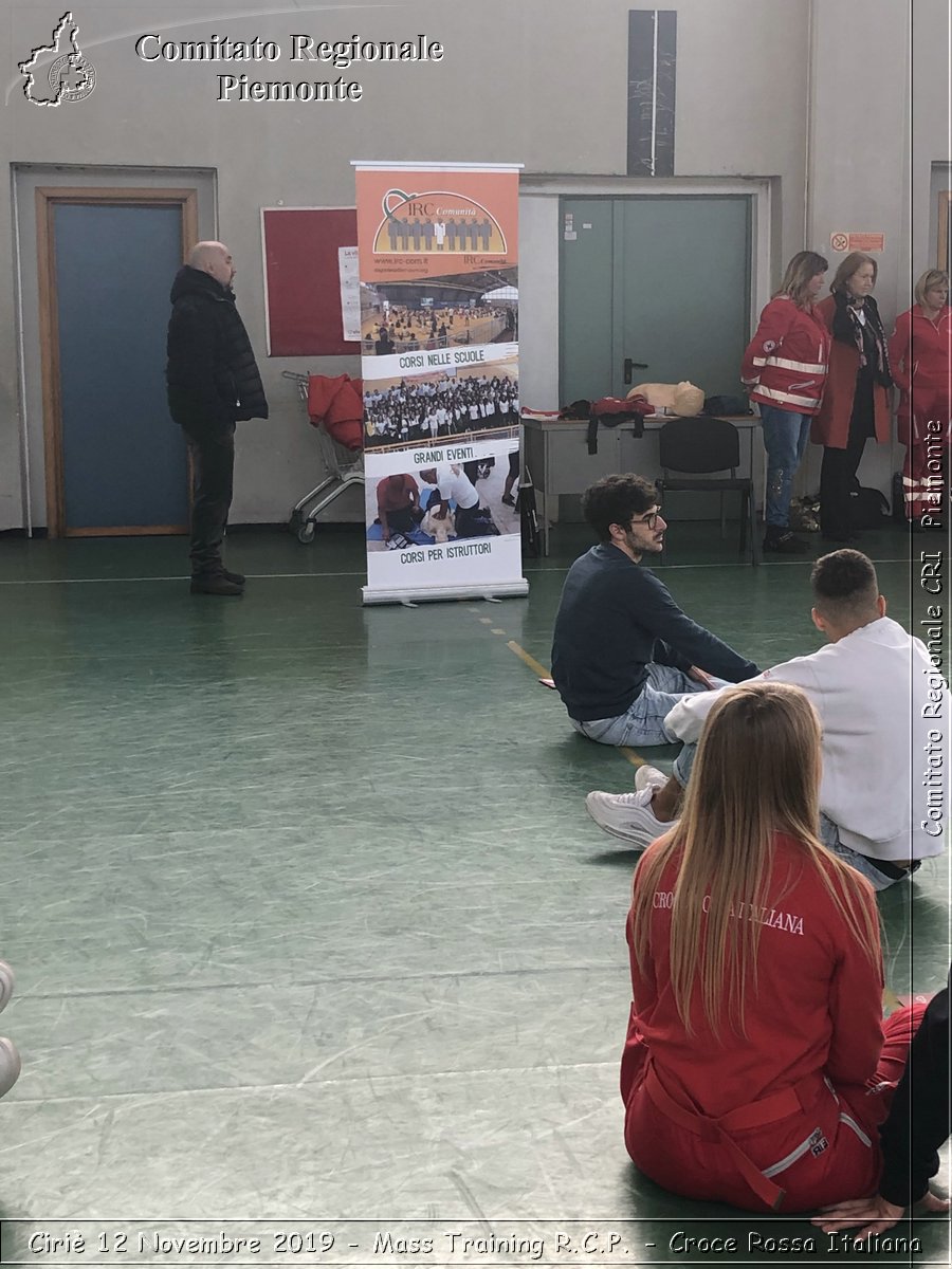 Ciri 12 Novembre 2019 - Mass Training R.C.P. - Croce Rossa Italiana