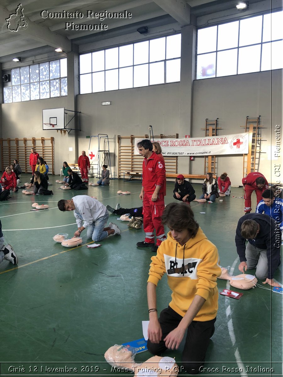 Ciri 12 Novembre 2019 - Mass Training R.C.P. - Croce Rossa Italiana