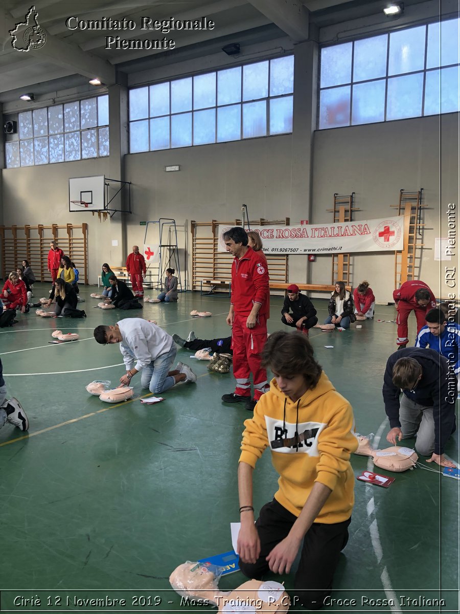 Ciri 12 Novembre 2019 - Mass Training R.C.P. - Croce Rossa Italiana