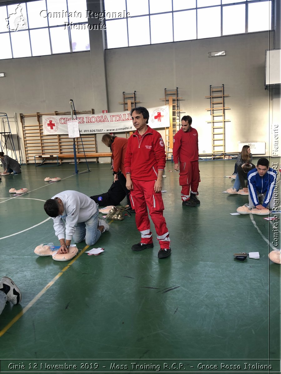 Ciri 12 Novembre 2019 - Mass Training R.C.P. - Croce Rossa Italiana