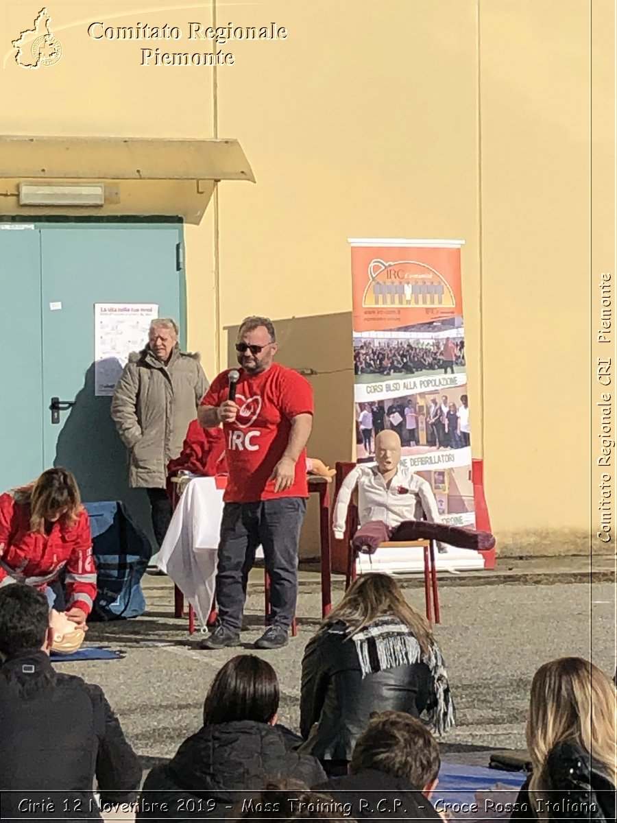 Ciri 12 Novembre 2019 - Mass Training R.C.P. - Croce Rossa Italiana