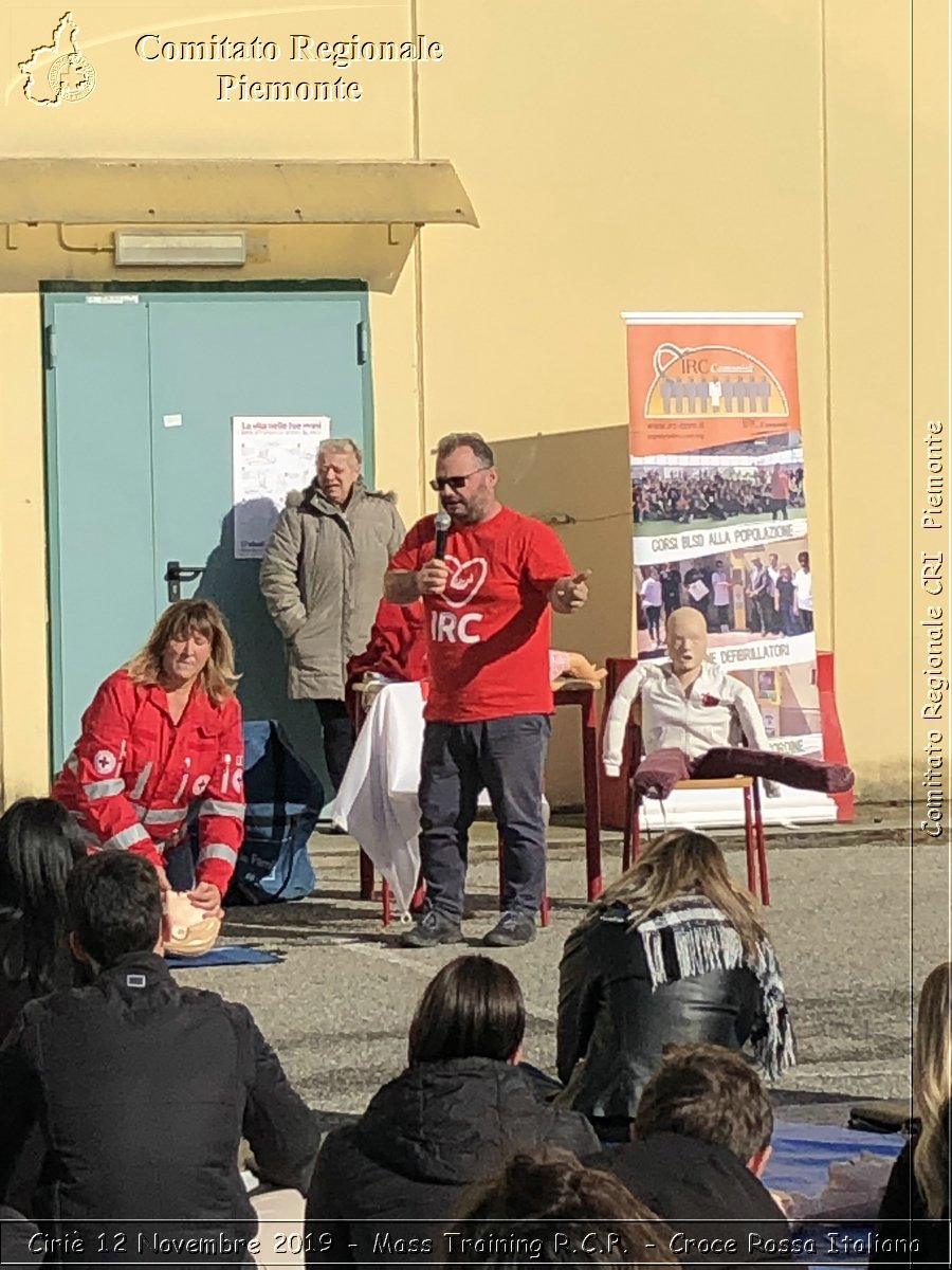 Ciri 12 Novembre 2019 - Mass Training R.C.P. - Croce Rossa Italiana