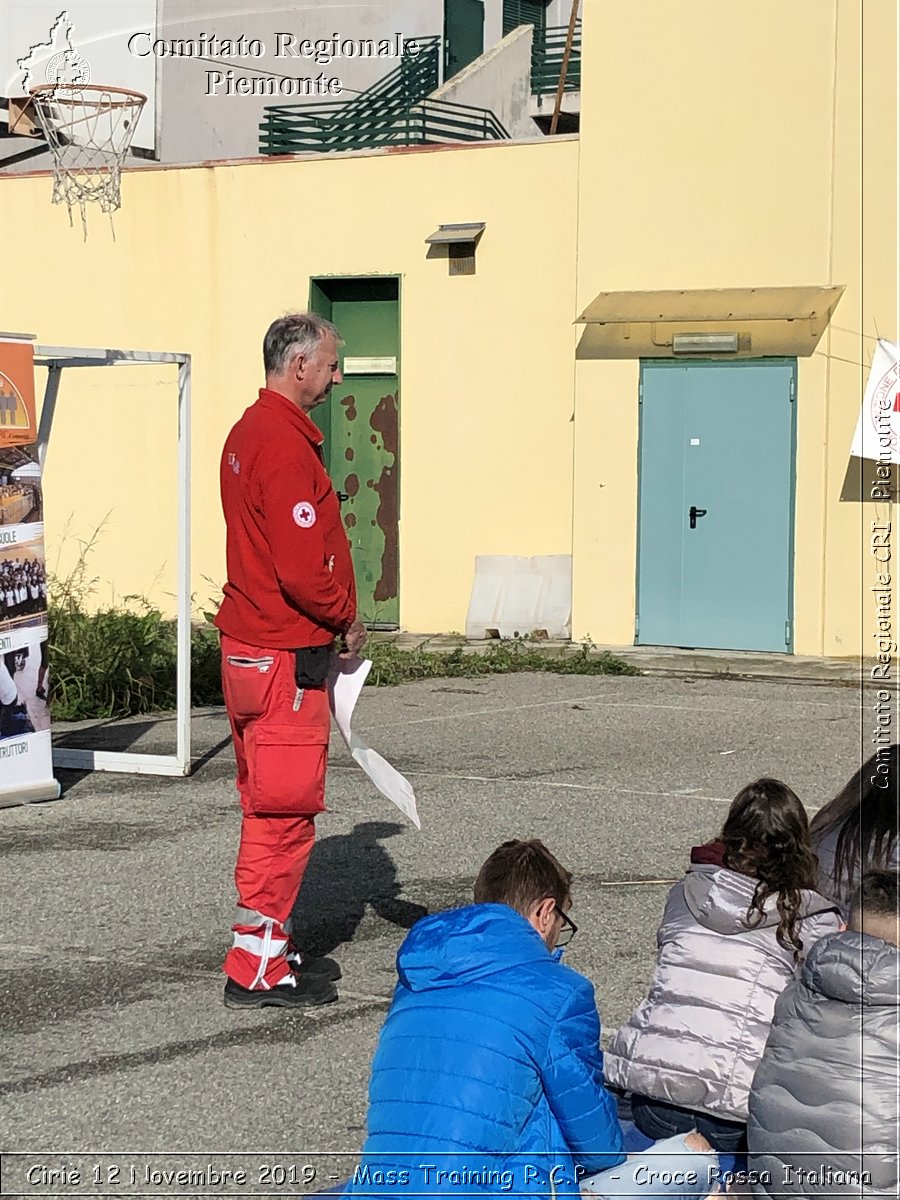 Ciri 12 Novembre 2019 - Mass Training R.C.P. - Croce Rossa Italiana