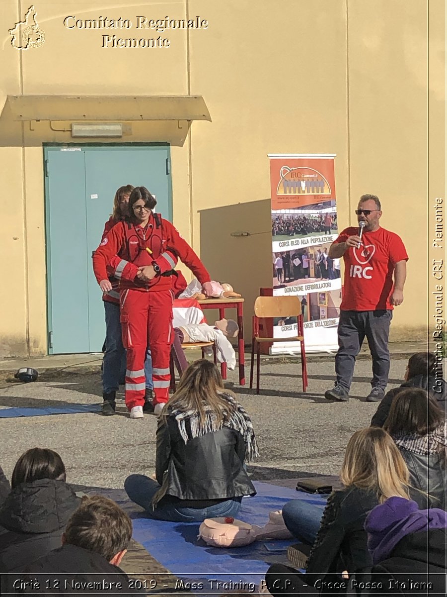 Ciri 12 Novembre 2019 - Mass Training R.C.P. - Croce Rossa Italiana