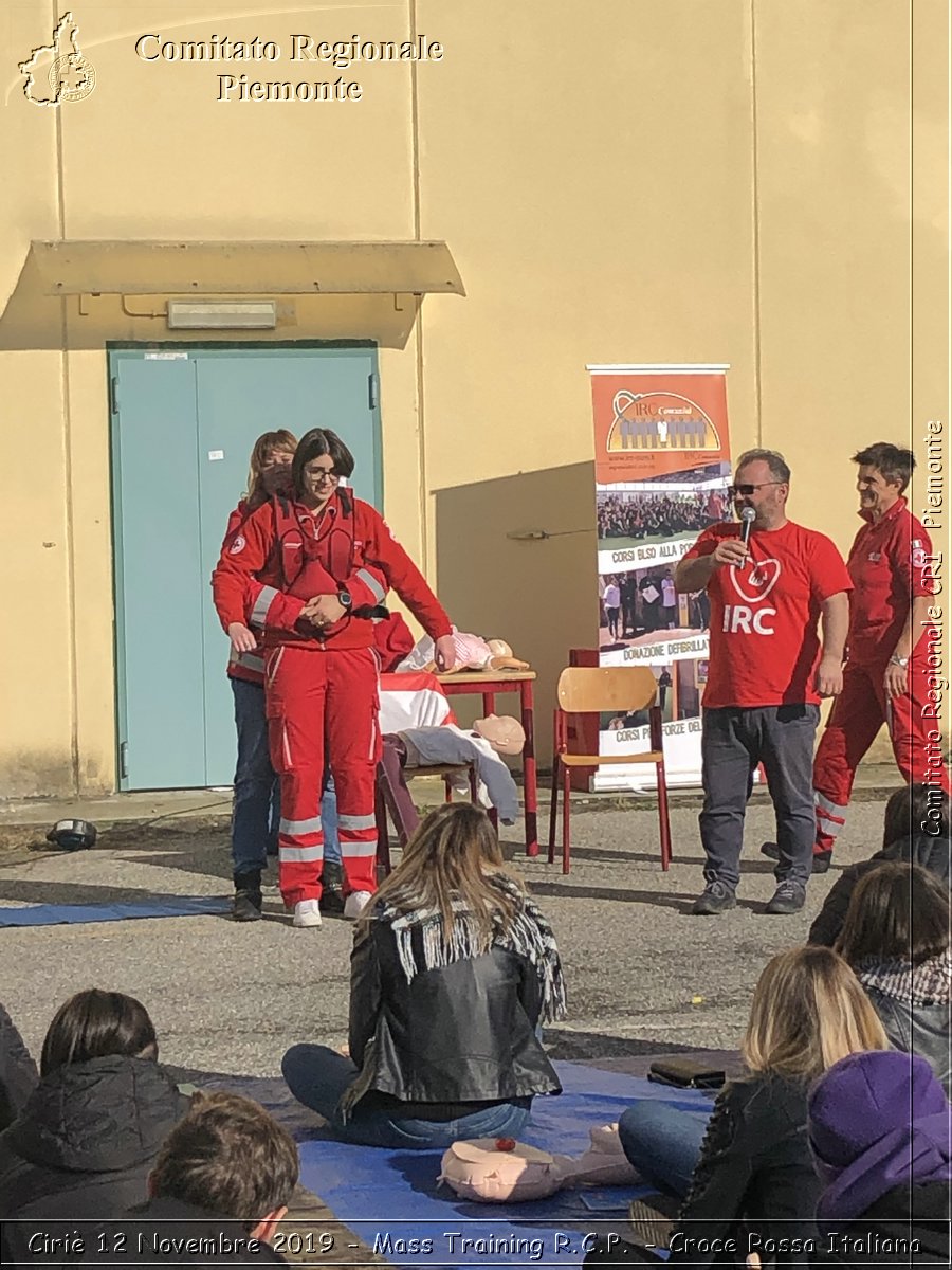 Ciri 12 Novembre 2019 - Mass Training R.C.P. - Croce Rossa Italiana