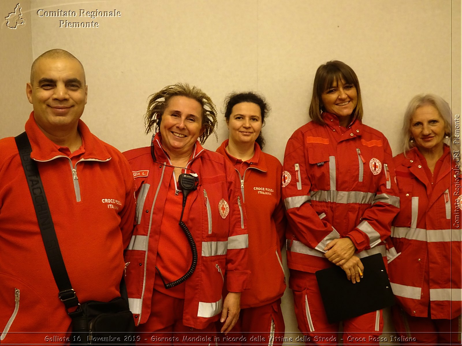 Galliate 16 Novembre 2019 - Giornata Mondiale in ricordo delle Vittime della Strada - Croce Rossa Italiana