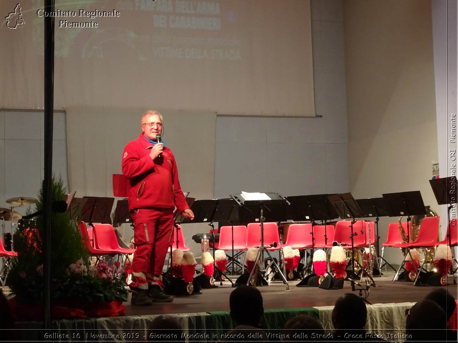 Galliate 16 Novembre 2019 - Giornata Mondiale in ricordo delle Vittime della Strada - Croce Rossa Italiana