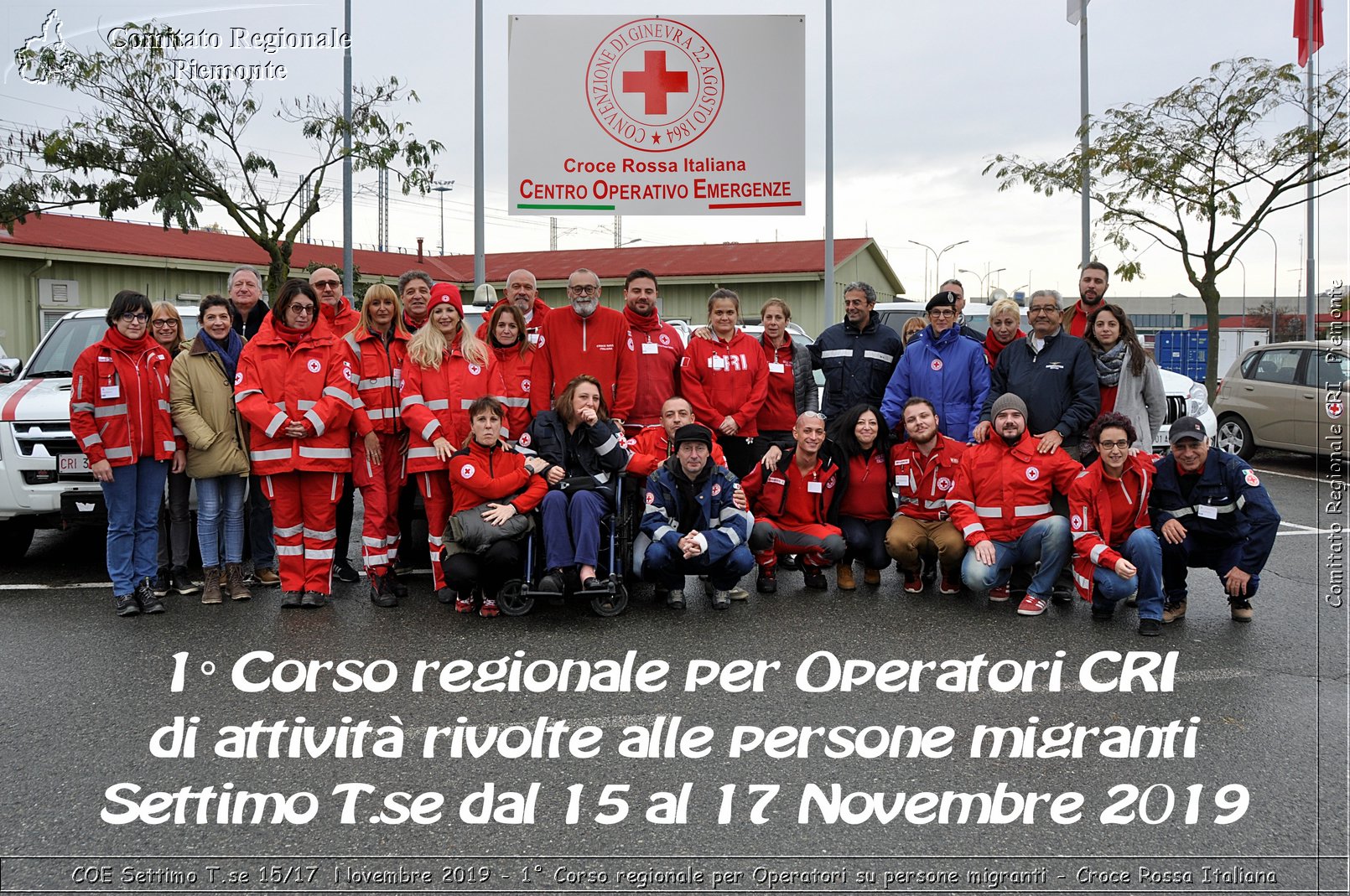 COE Settimo T.se 15/17 Novembre 2019 - 1 Corso regionale per Operatori su persone migranti - Croce Rossa Italiana