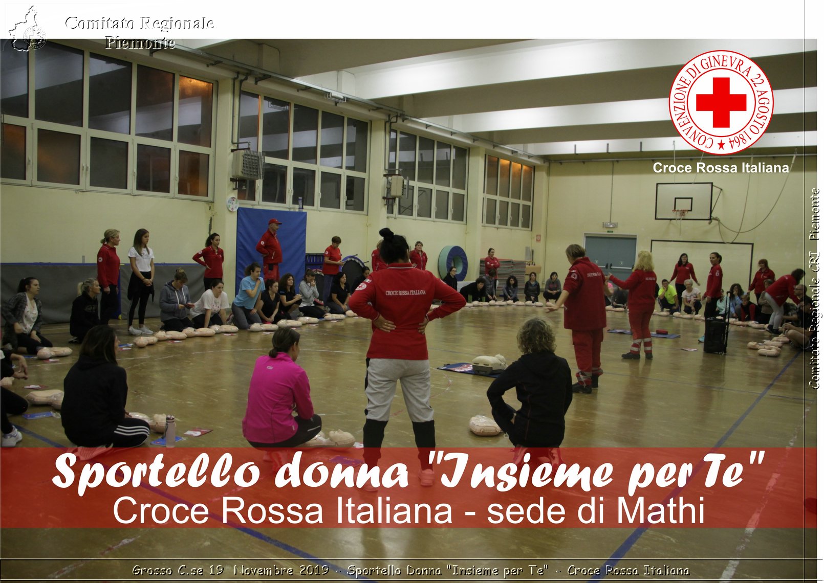 Grosso C.se 19 Novembre 2019 - Sportello Donna "Insieme per Te" - Croce Rossa Italiana
