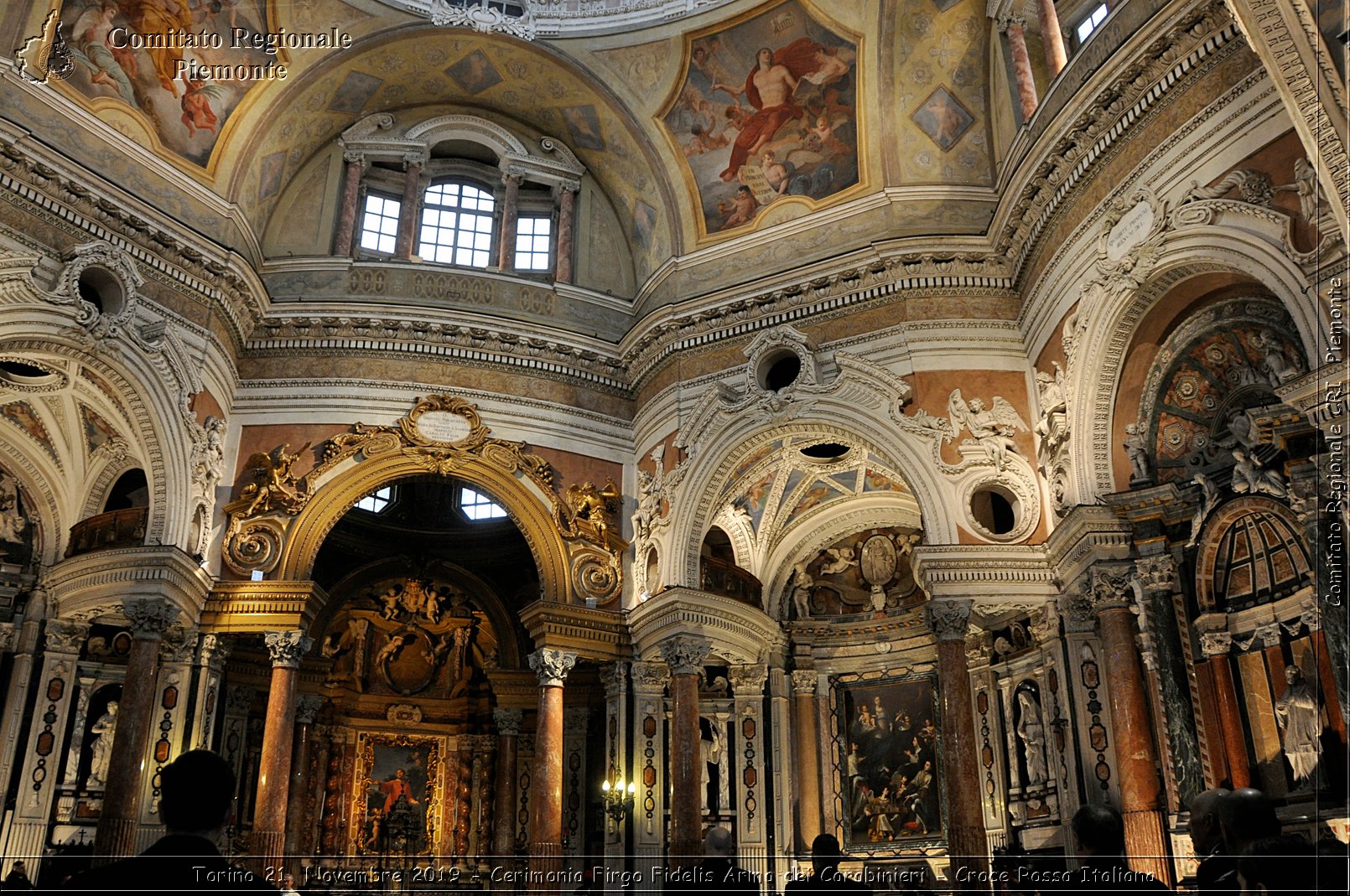 Torino 21 Novembre 2019 - Cerimonia Firgo Fidelis Arma dei Carabinieri - Croce Rossa Italiana