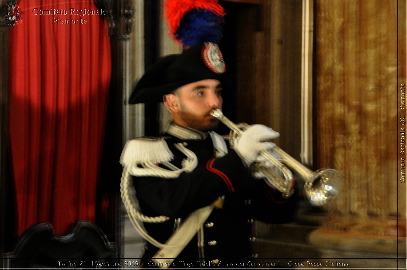 Torino 21 Novembre 2019 - Cerimonia Firgo Fidelis Arma dei Carabinieri - Croce Rossa Italiana