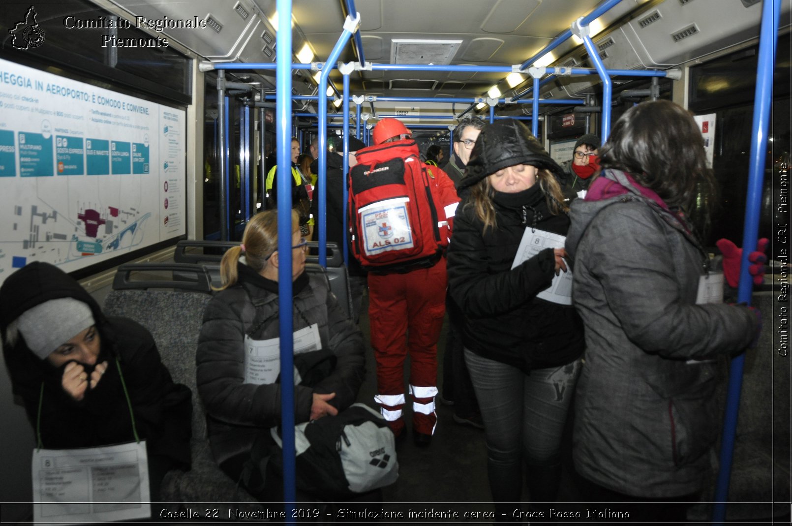 Caselle 22 Novembre 2019 - Simulazione incidente aereo - Croce Rossa Italiana