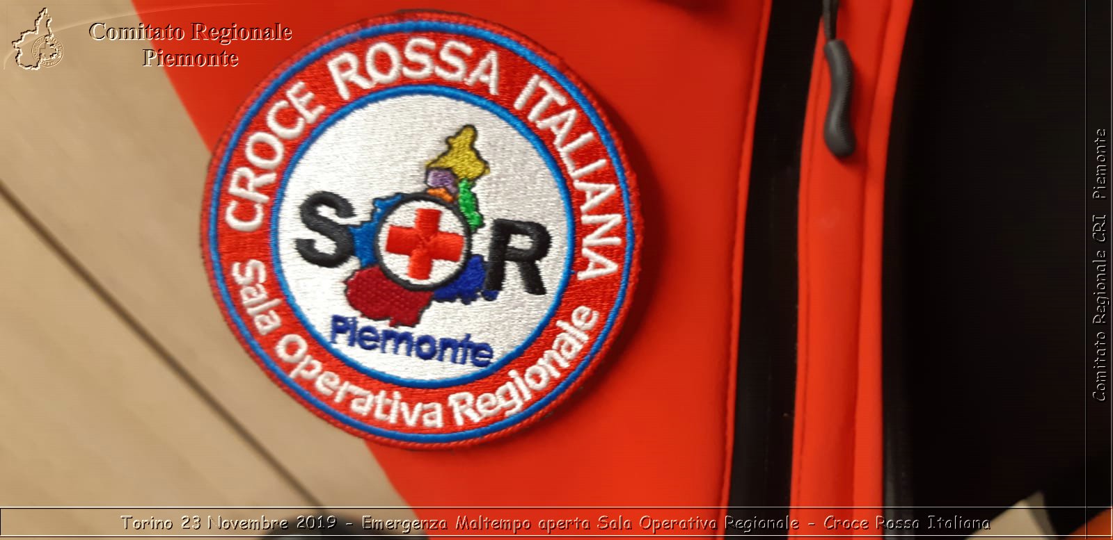 Torino 23 Novembre 2019 - Emergenza Maltempo aperta Sala Operativa Regionale - Croce Rossa Italiana