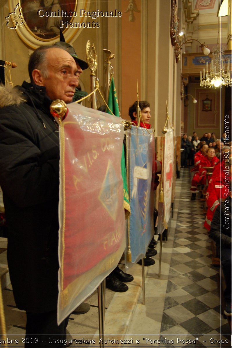 Fiano 24 Novembre 2019 - Inaugurazione Automezzi e "Panchina Rossa" - Croce Rossa Italiana