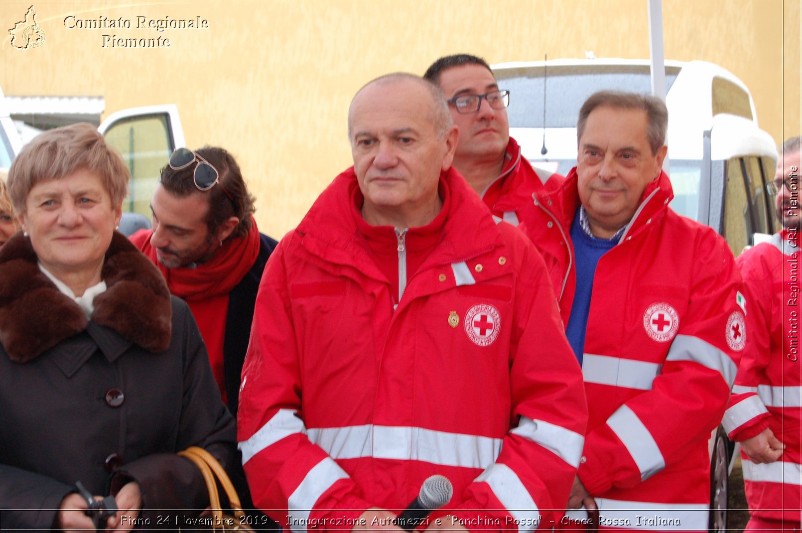 Fiano 24 Novembre 2019 - Inaugurazione Automezzi e "Panchina Rossa" - Croce Rossa Italiana