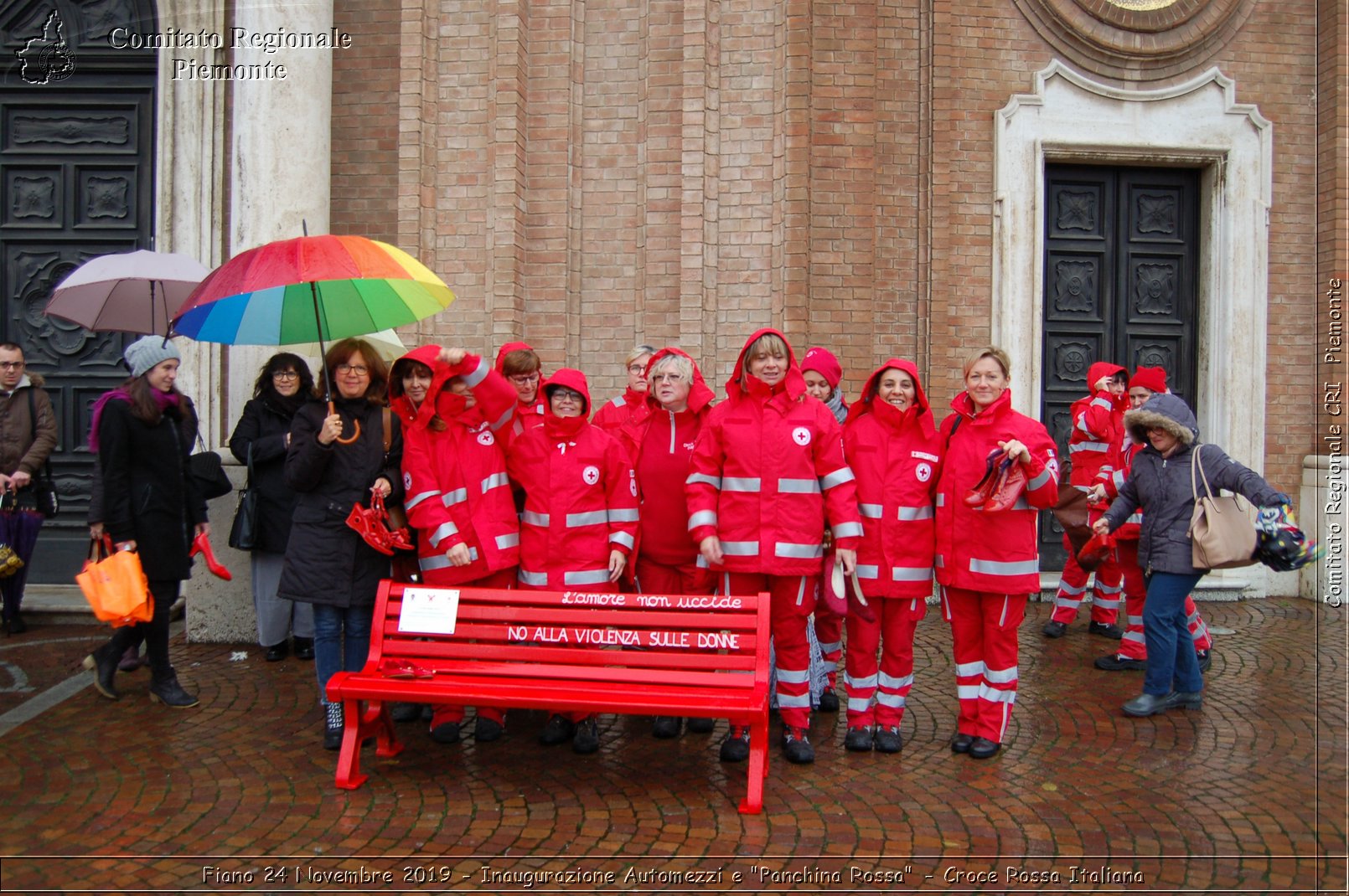 Fiano 24 Novembre 2019 - Inaugurazione Automezzi e "Panchina Rossa" - Croce Rossa Italiana