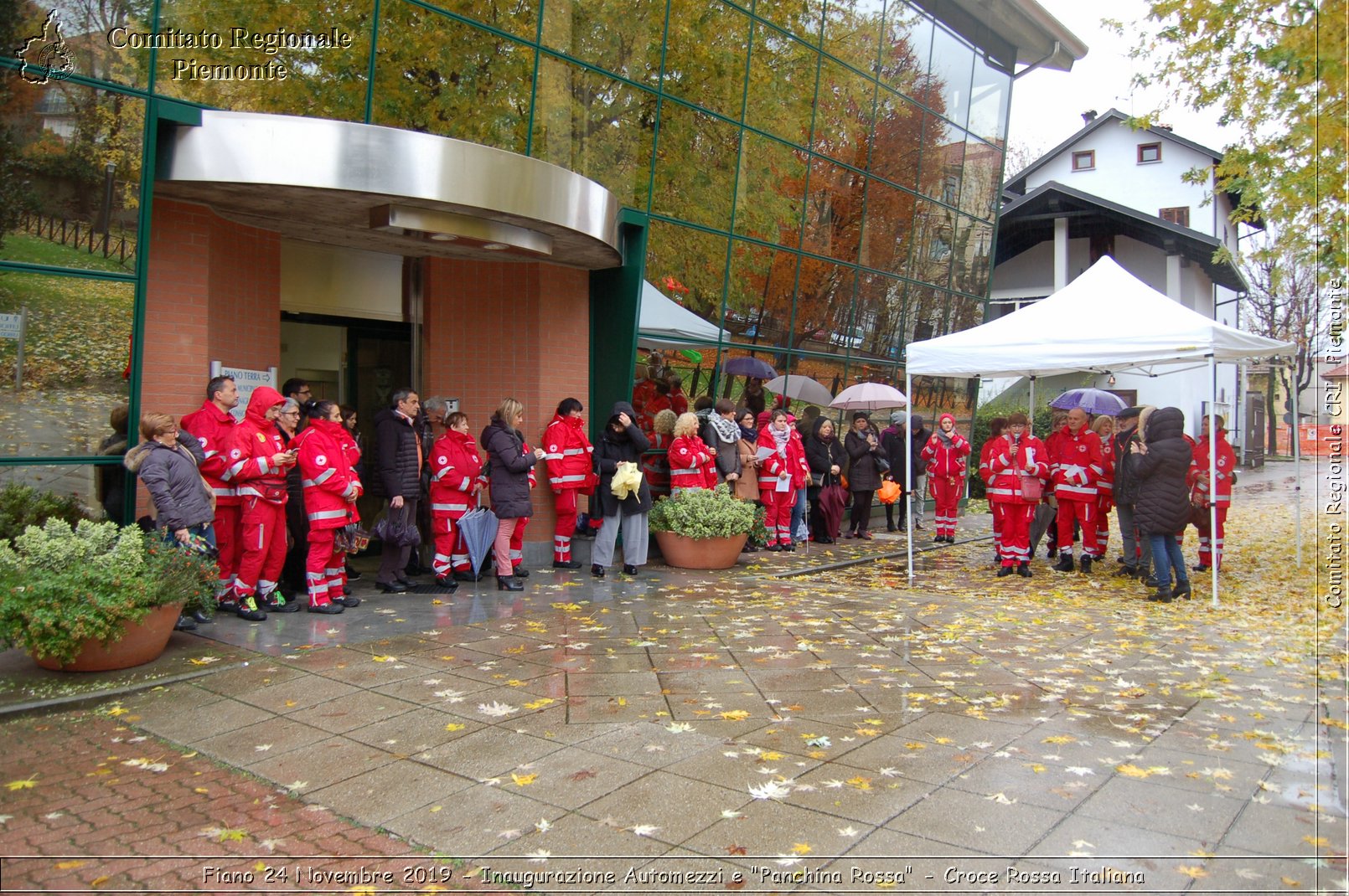 Fiano 24 Novembre 2019 - Inaugurazione Automezzi e "Panchina Rossa" - Croce Rossa Italiana