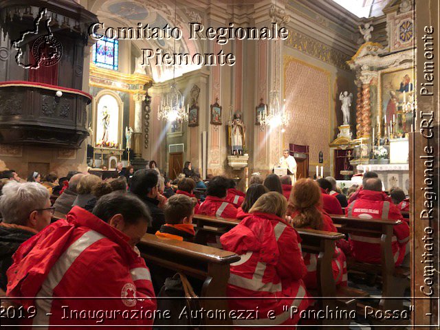 Fiano 24 Novembre 2019 - Inaugurazione Automezzi e "Panchina Rossa" - Croce Rossa Italiana