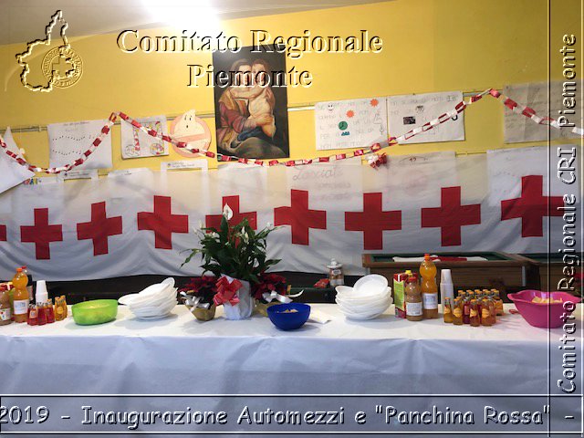 Fiano 24 Novembre 2019 - Inaugurazione Automezzi e "Panchina Rossa" - Croce Rossa Italiana