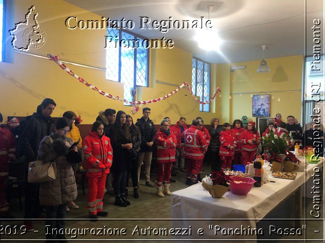 Fiano 24 Novembre 2019 - Inaugurazione Automezzi e "Panchina Rossa" - Croce Rossa Italiana