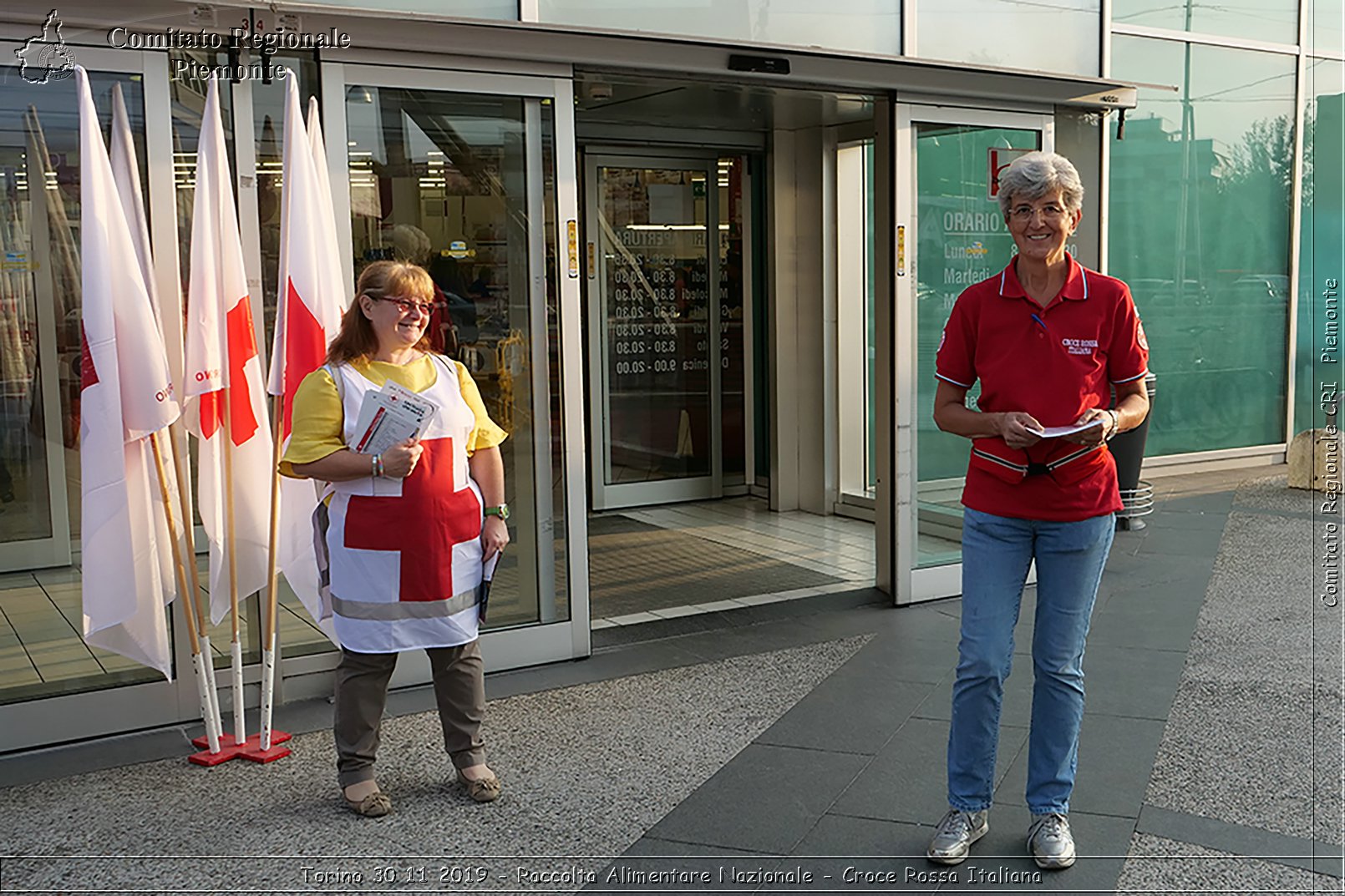 Torino 30 11 2019 - Raccolta Alimentare Nazionale - Croce Rossa Italiana