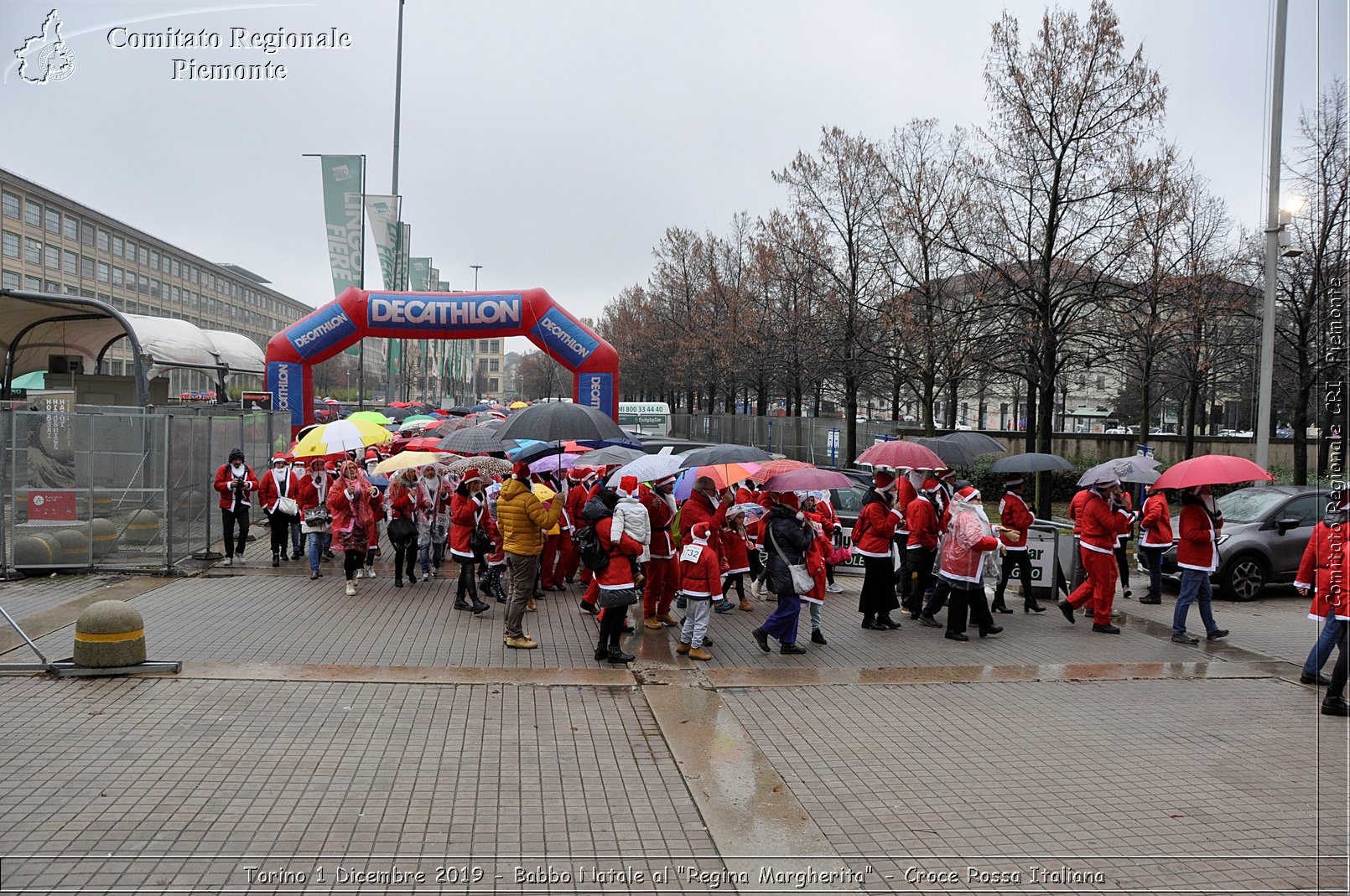 Torino 1 Dicembre 2019 - Babbo Natale al "Regina Margherita" - Croce Rossa Italiana