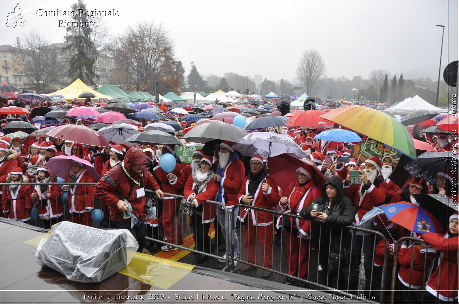 Torino 1 Dicembre 2019 - Babbo Natale al "Regina Margherita" - Croce Rossa Italiana