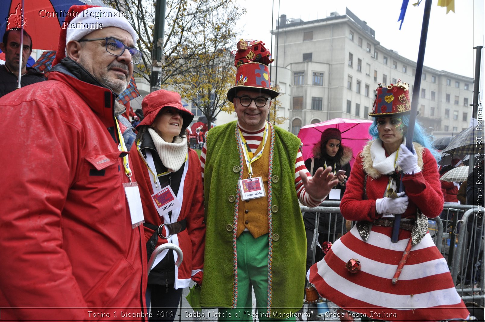 Torino 1 Dicembre 2019 - Babbo Natale al "Regina Margherita" - Croce Rossa Italiana