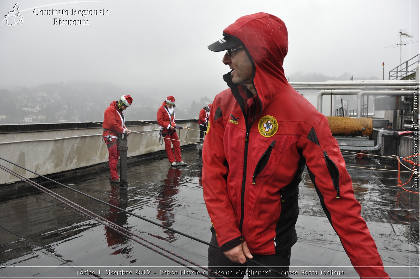 Torino 1 Dicembre 2019 - Babbo Natale al "Regina Margherita" - Croce Rossa Italiana