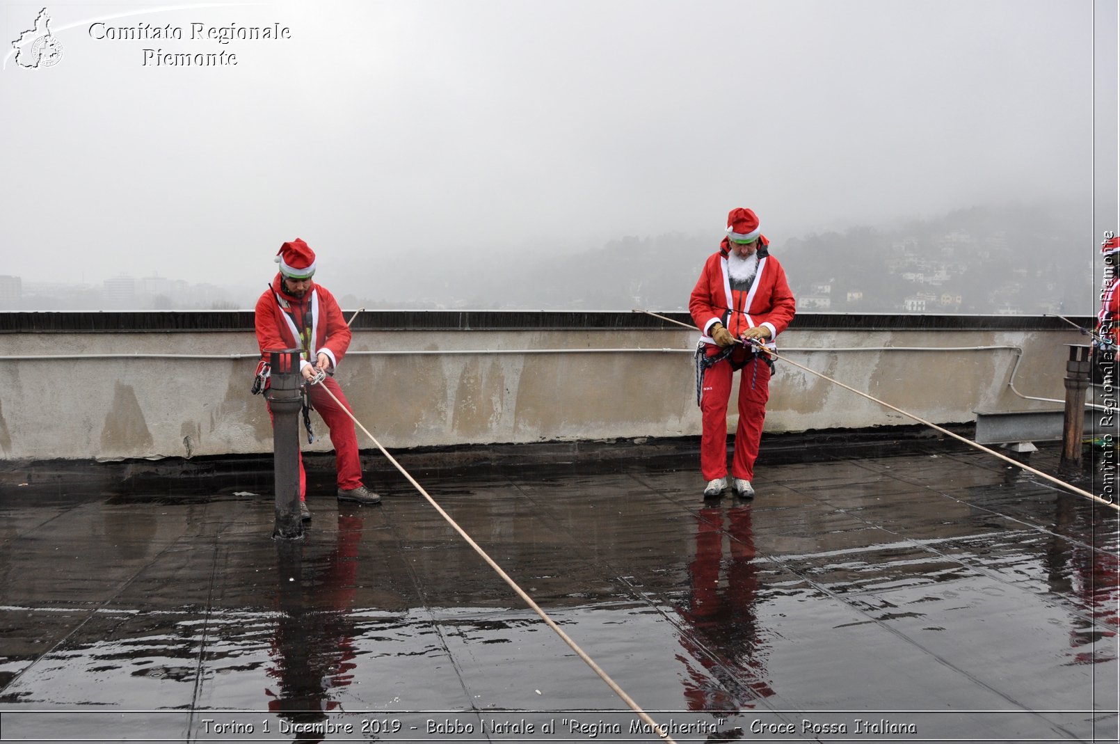 Torino 1 Dicembre 2019 - Babbo Natale al "Regina Margherita" - Croce Rossa Italiana