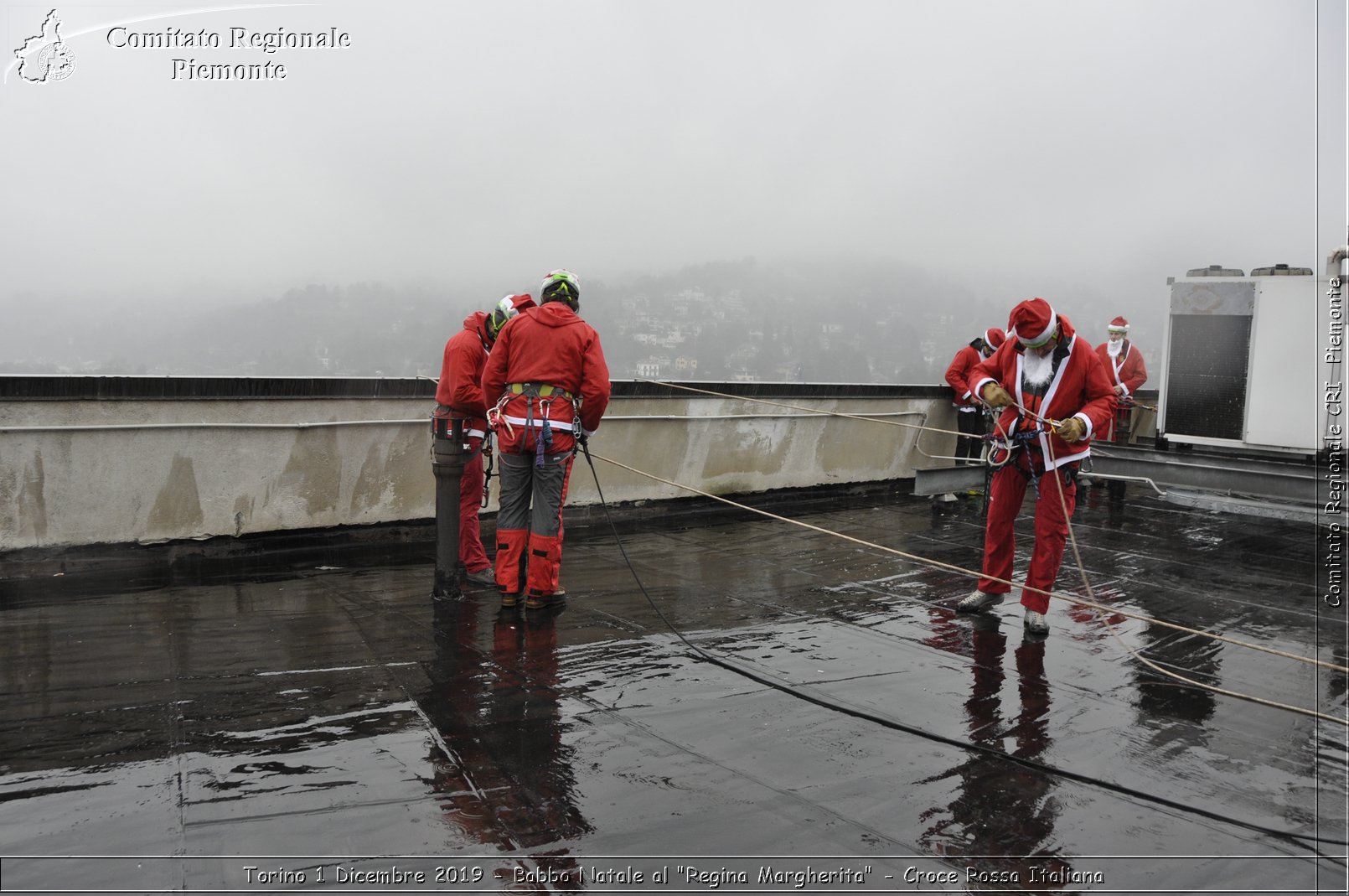 Torino 1 Dicembre 2019 - Babbo Natale al "Regina Margherita" - Croce Rossa Italiana