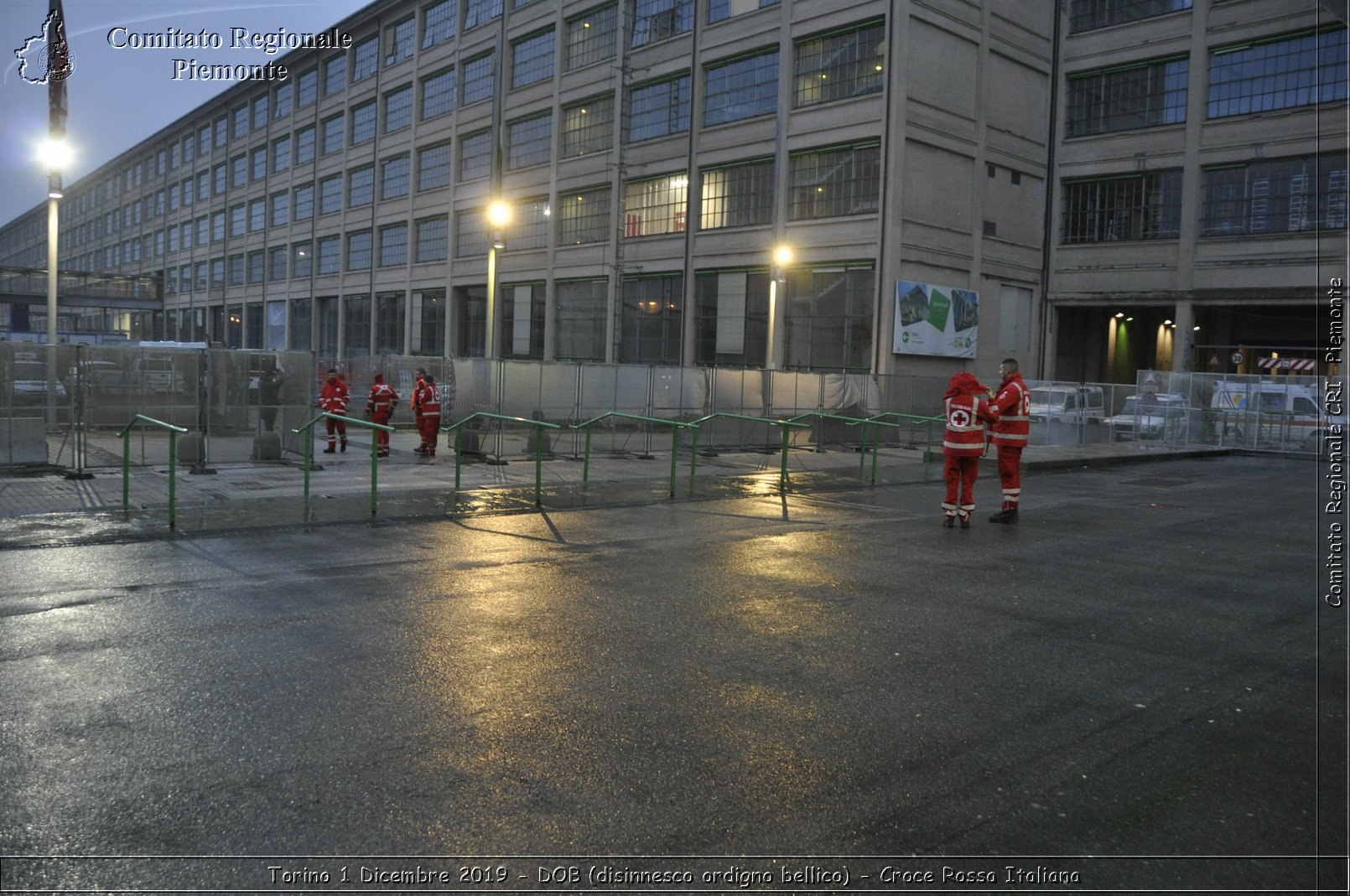 Torino 1 Dicembre 2019 - DOB (disinnesco ordigno bellico) - Croce Rossa Italiana