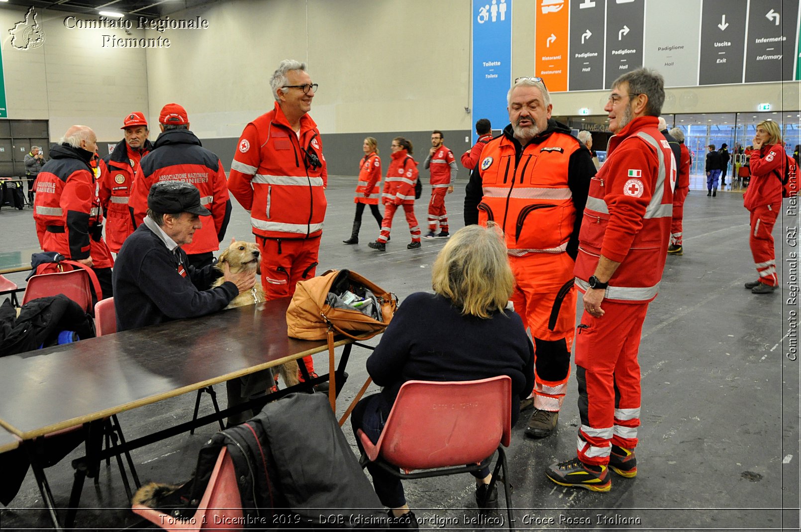 Torino 1 Dicembre 2019 - DOB (disinnesco ordigno bellico) - Croce Rossa Italiana