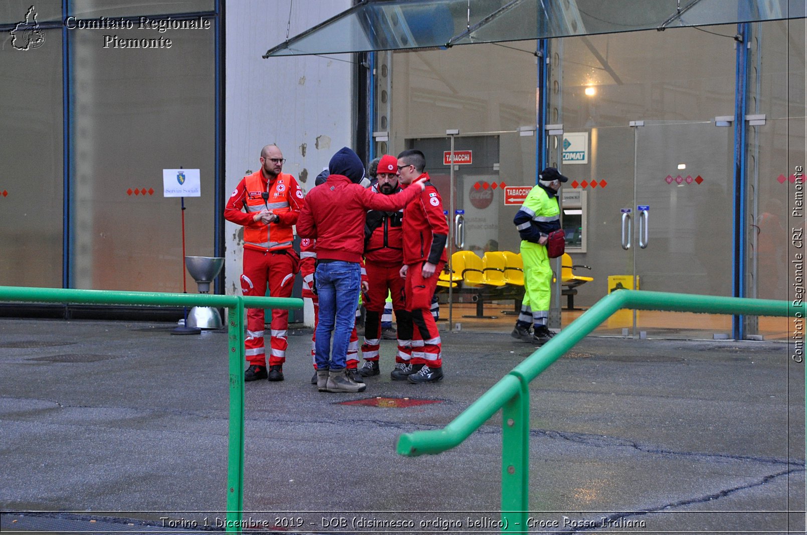 Torino 1 Dicembre 2019 - DOB (disinnesco ordigno bellico) - Croce Rossa Italiana