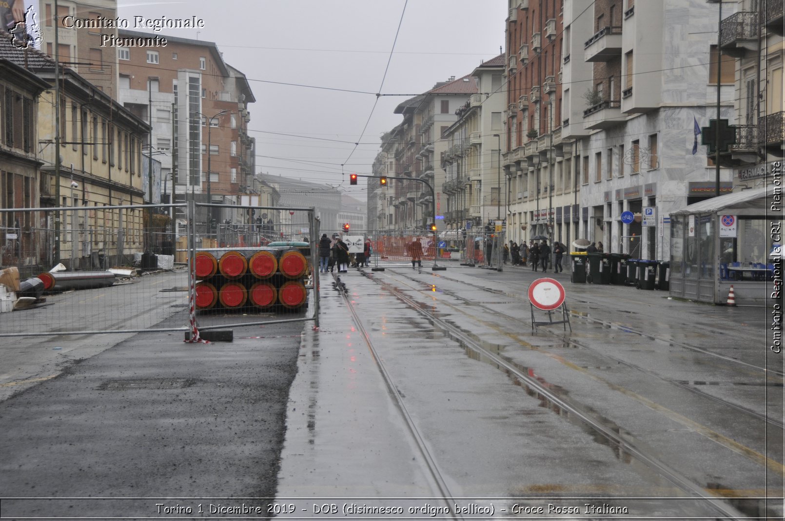 Torino 1 Dicembre 2019 - DOB (disinnesco ordigno bellico) - Croce Rossa Italiana