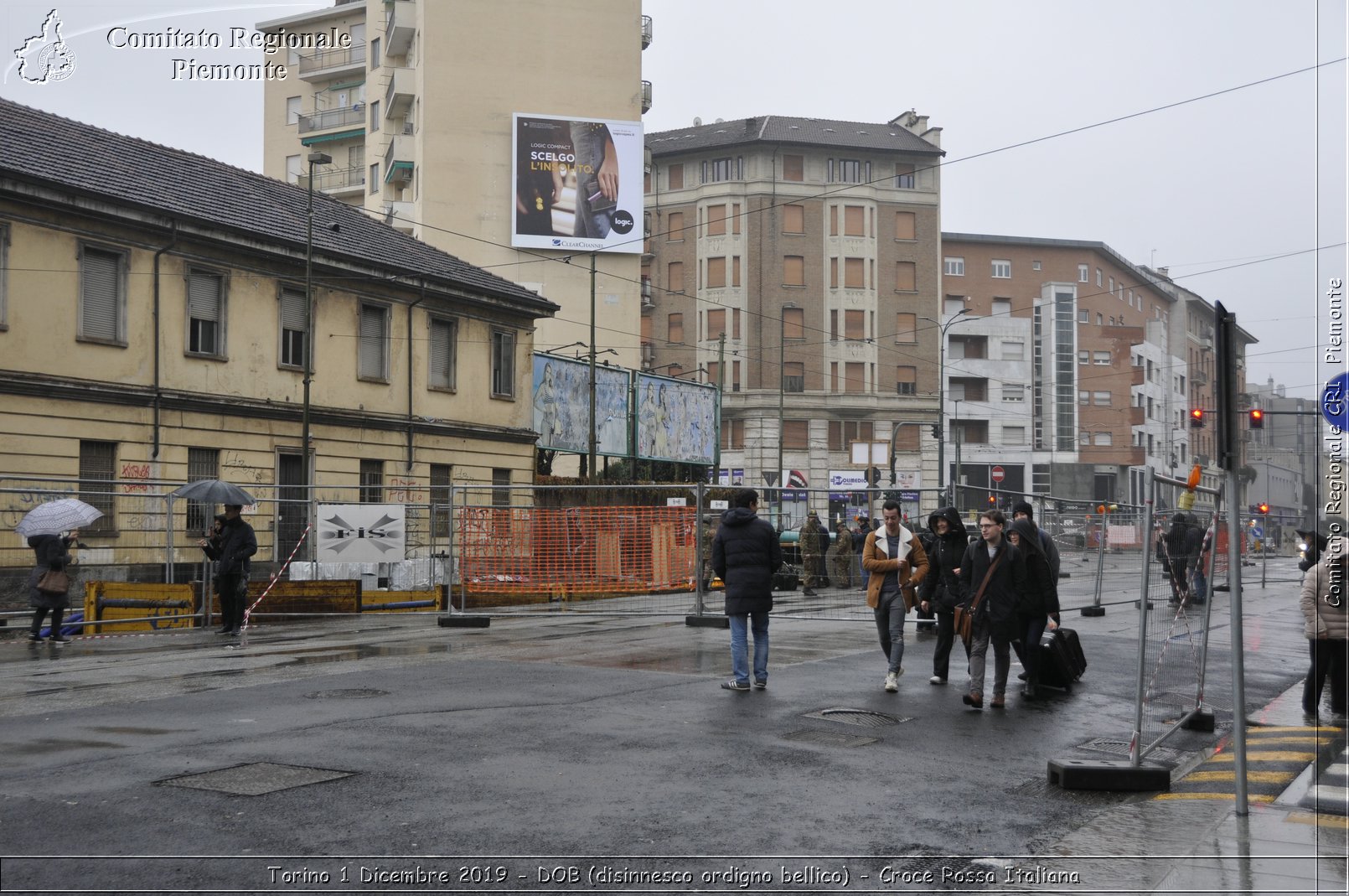 Torino 1 Dicembre 2019 - DOB (disinnesco ordigno bellico) - Croce Rossa Italiana