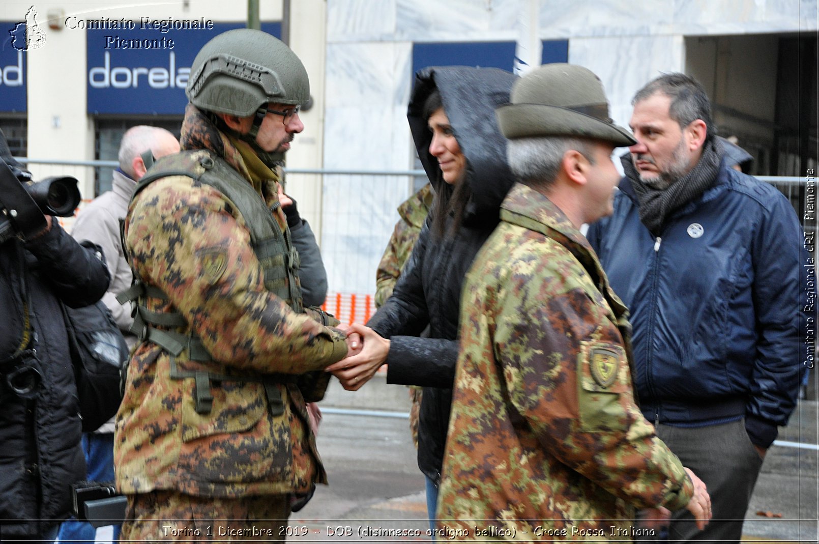 Torino 1 Dicembre 2019 - DOB (disinnesco ordigno bellico) - Croce Rossa Italiana