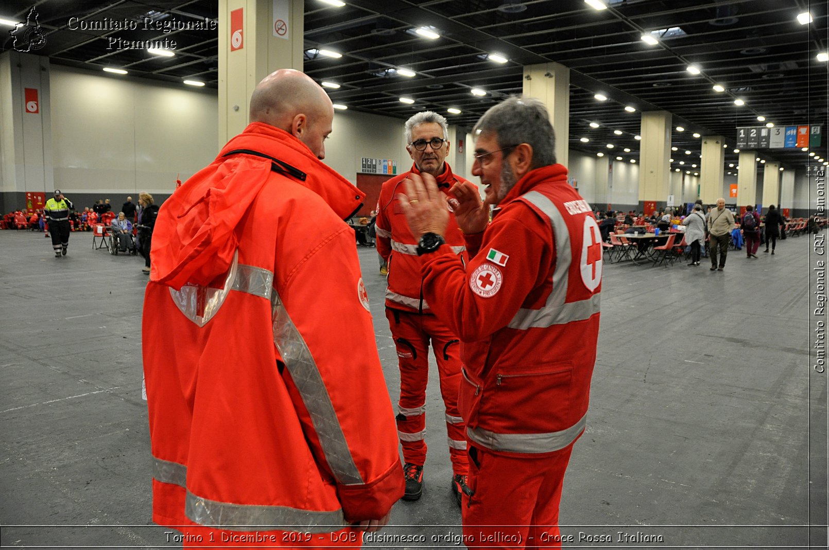 Torino 1 Dicembre 2019 - DOB (disinnesco ordigno bellico) - Croce Rossa Italiana