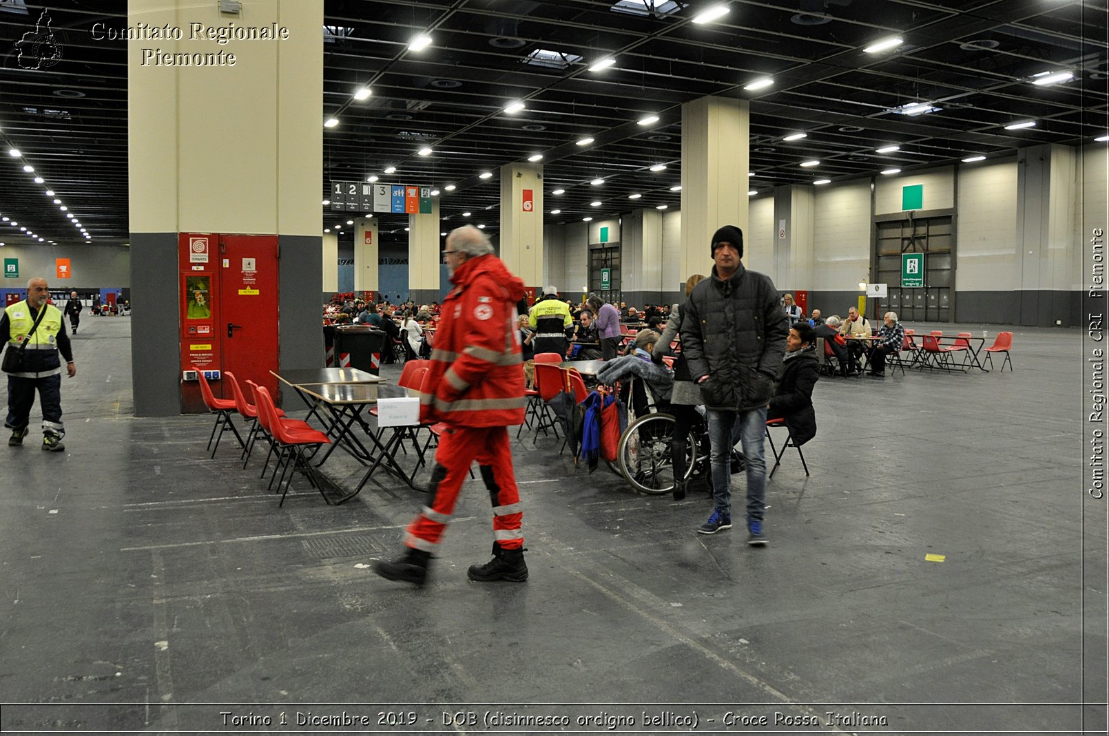 Torino 1 Dicembre 2019 - DOB (disinnesco ordigno bellico) - Croce Rossa Italiana