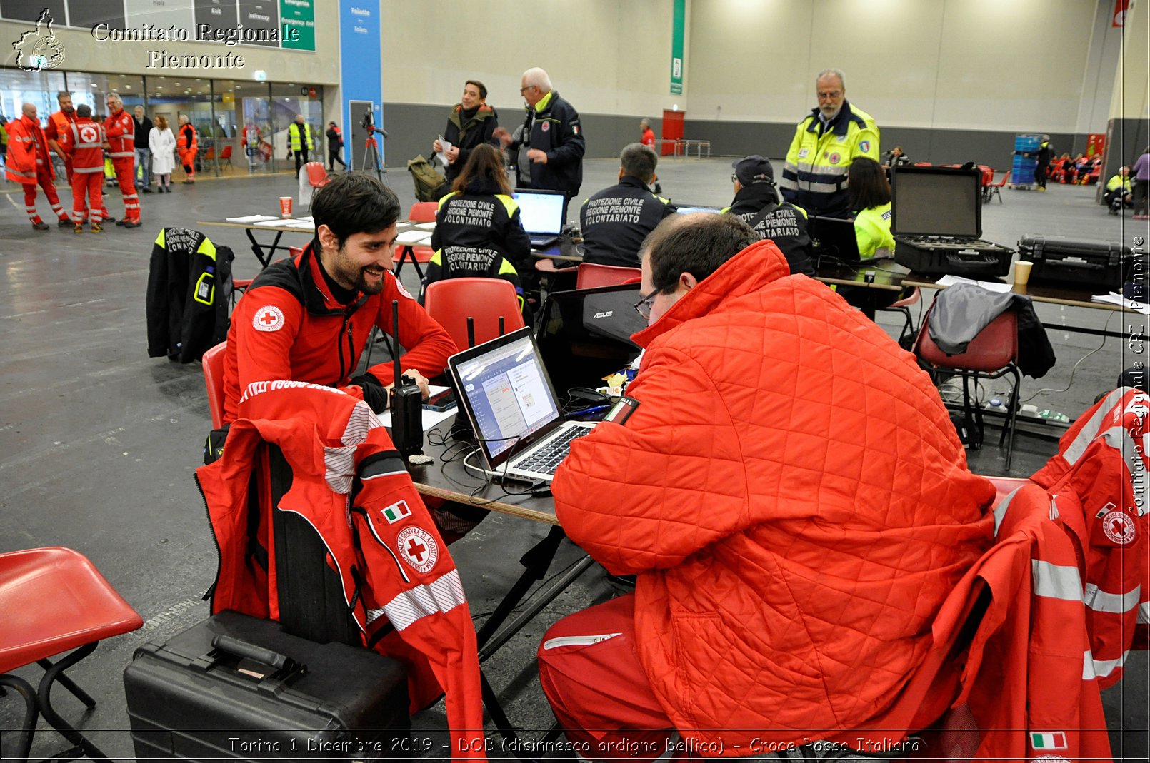 Torino 1 Dicembre 2019 - DOB (disinnesco ordigno bellico) - Croce Rossa Italiana