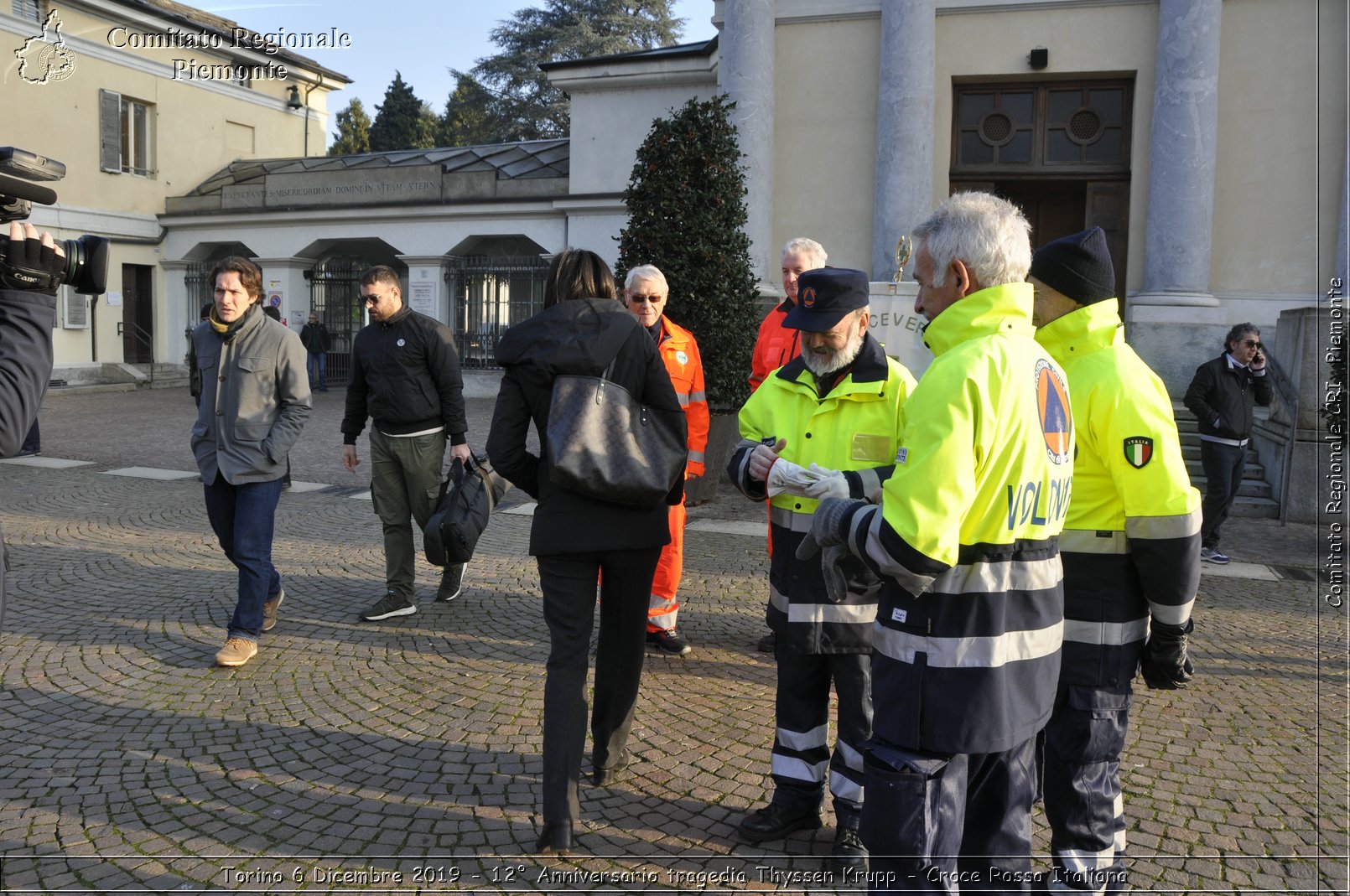 Torino 6 Dicembre 2019 - 12 Anniversario tragedia Thyssen Krupp - Croce Rossa Italiana