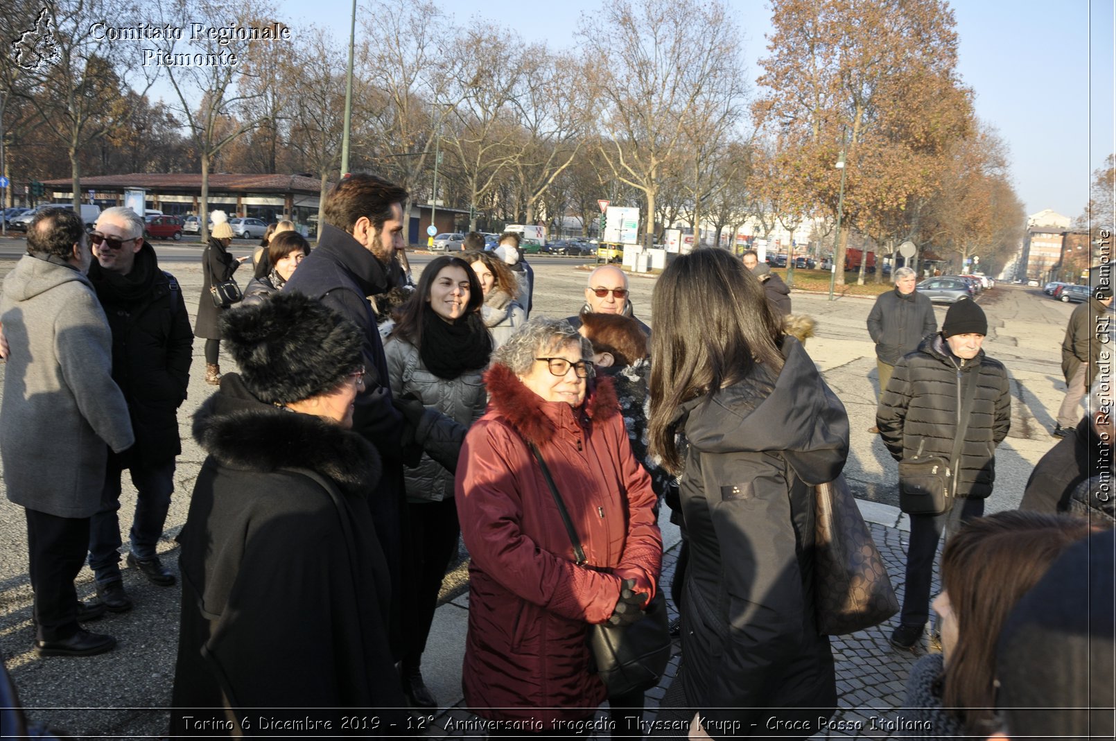 Torino 6 Dicembre 2019 - 12 Anniversario tragedia Thyssen Krupp - Croce Rossa Italiana