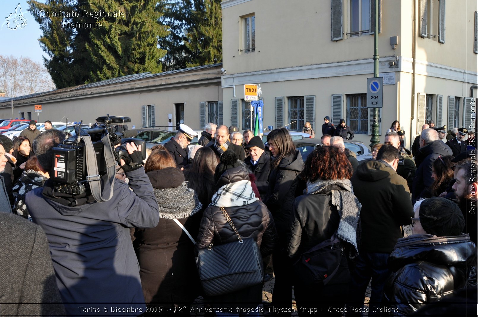 Torino 6 Dicembre 2019 - 12 Anniversario tragedia Thyssen Krupp - Croce Rossa Italiana