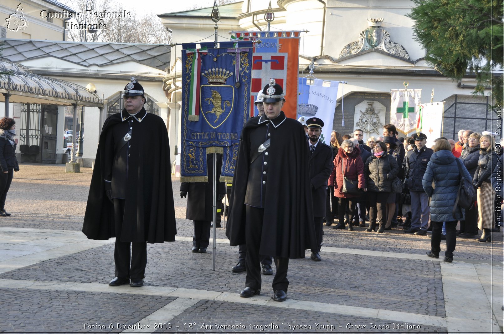 Torino 6 Dicembre 2019 - 12 Anniversario tragedia Thyssen Krupp - Croce Rossa Italiana