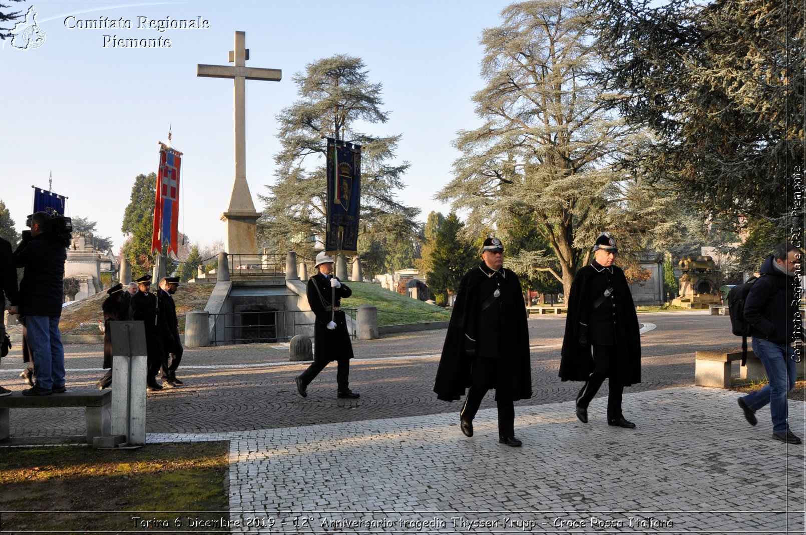 Torino 6 Dicembre 2019 - 12 Anniversario tragedia Thyssen Krupp - Croce Rossa Italiana