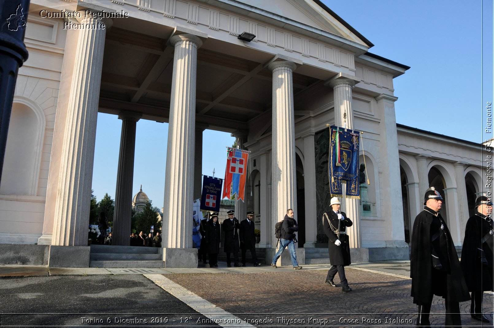 Torino 6 Dicembre 2019 - 12 Anniversario tragedia Thyssen Krupp - Croce Rossa Italiana