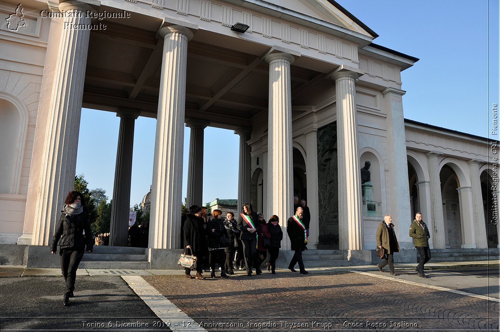 Torino 6 Dicembre 2019 - 12 Anniversario tragedia Thyssen Krupp - Croce Rossa Italiana