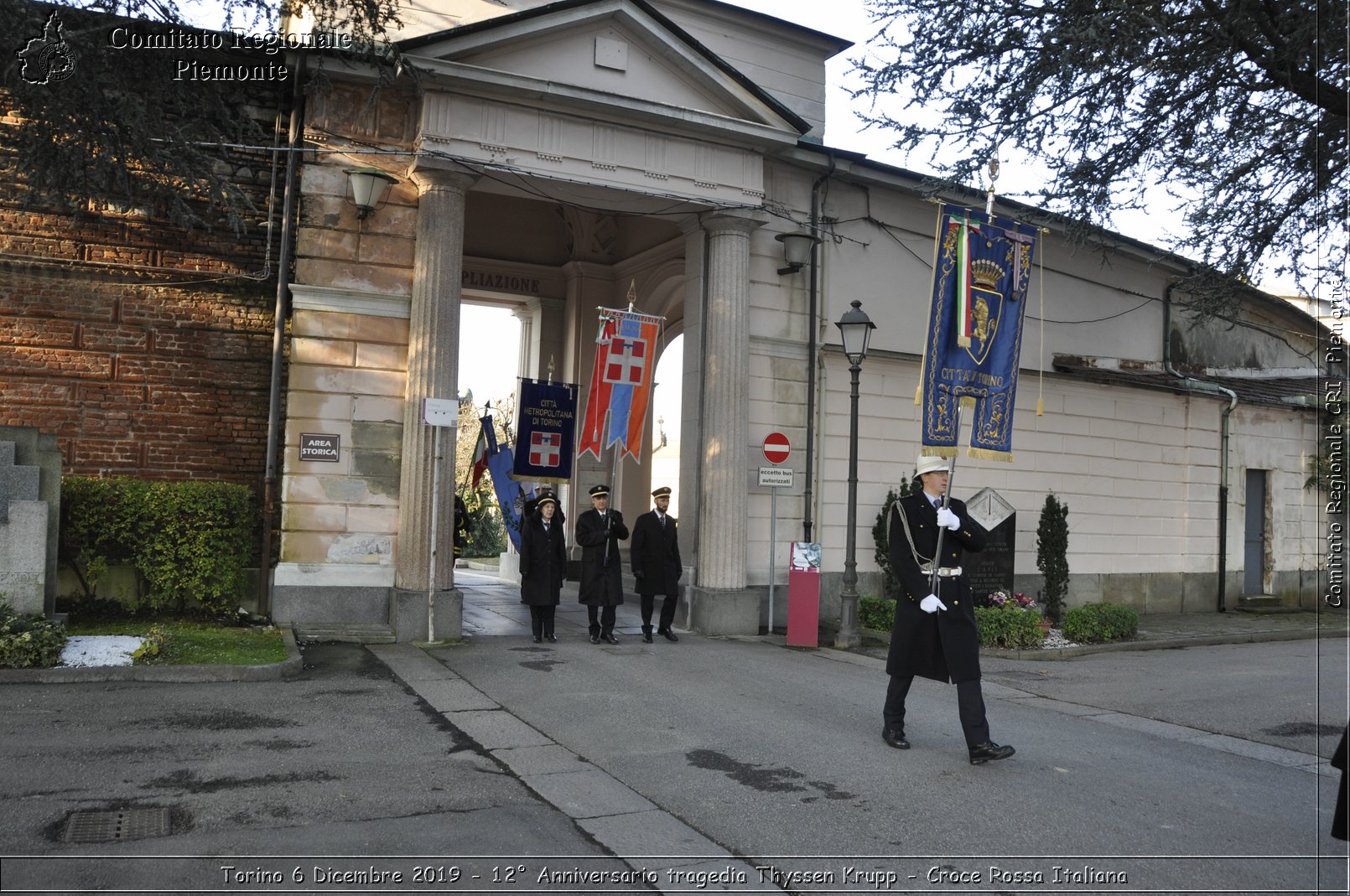 Torino 6 Dicembre 2019 - 12 Anniversario tragedia Thyssen Krupp - Croce Rossa Italiana