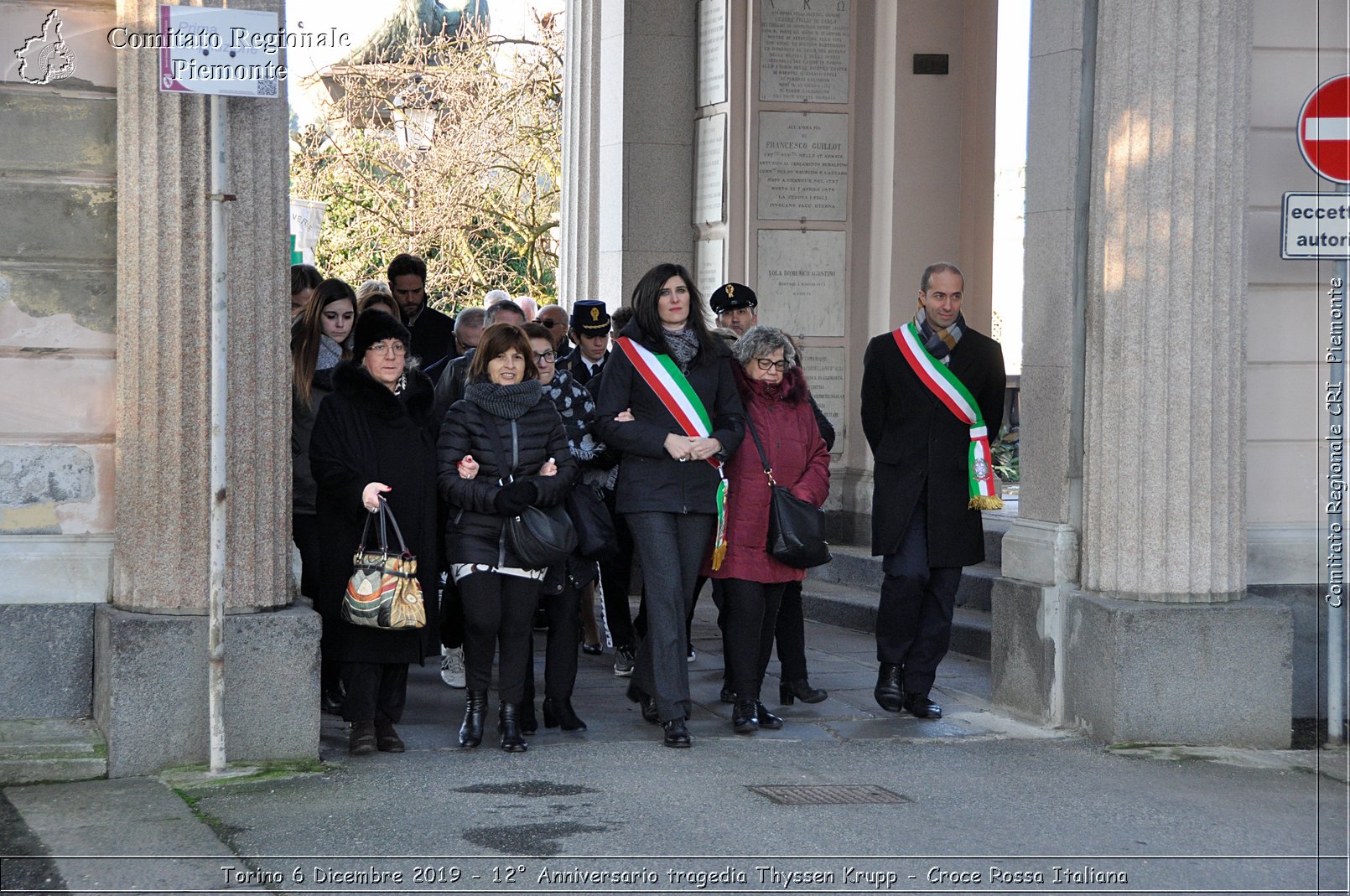 Torino 6 Dicembre 2019 - 12 Anniversario tragedia Thyssen Krupp - Croce Rossa Italiana